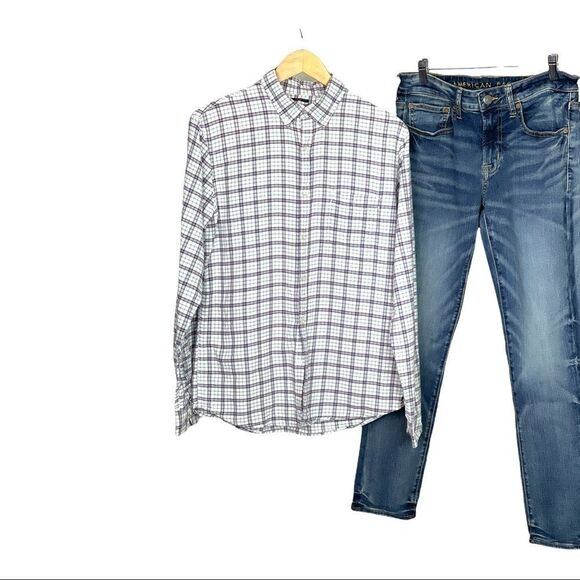 Plaid Button Down Shirt - Picture 1 of 7